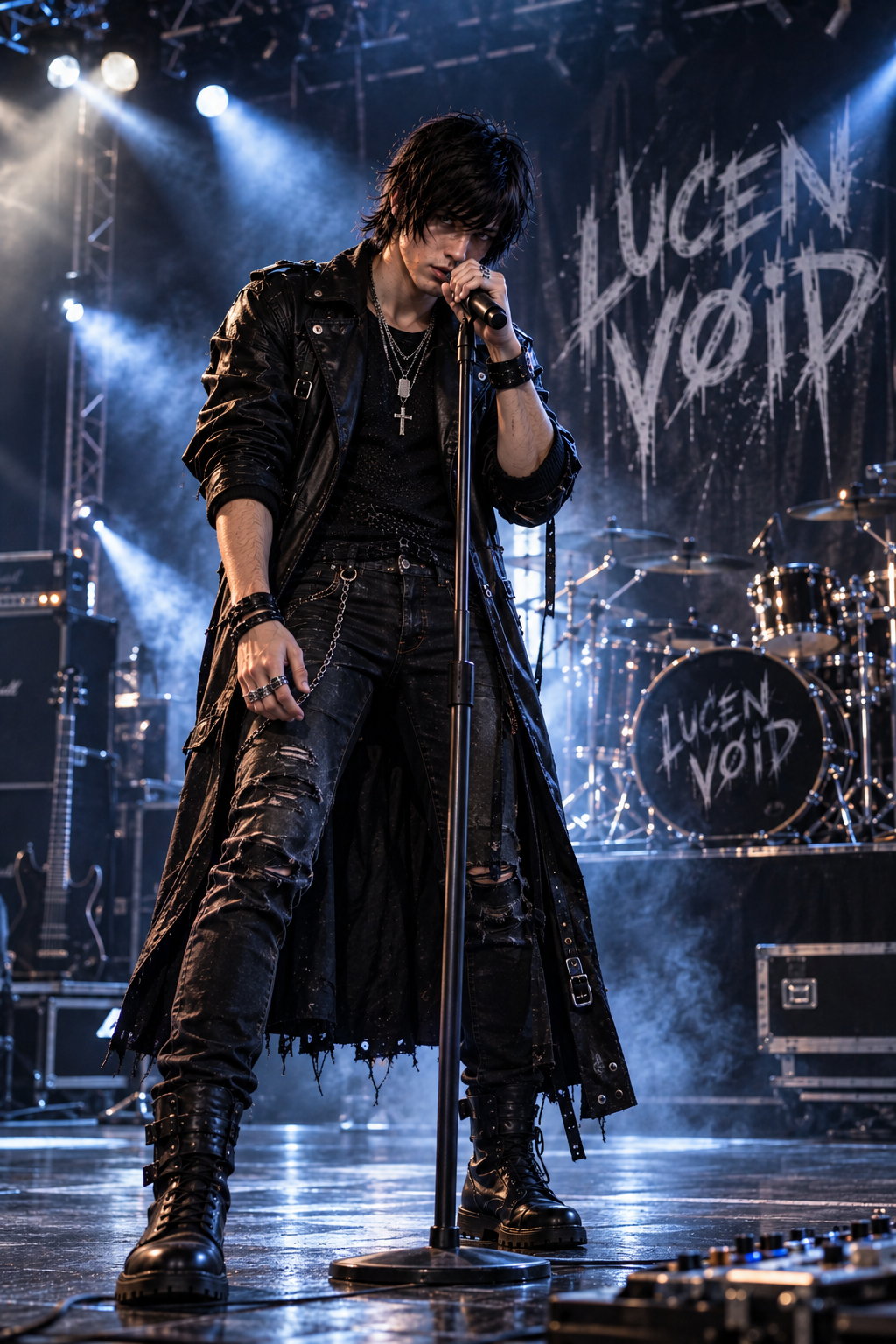 Lucen Void performing on stage